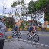 Foto de corredores y rutas seguras para ciclistas en vías de Bogotá.
