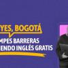 Imagen de 'Yes, Bogotá' con cursos gratis de inglés.