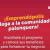 Imagen del programa Emprendópolis en Bogotá, que apoya a emprendedores y pequeños comerciantes.