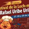 Flyer: Quinta Edición Festival de la Lechona de Rafael Uribe Uribedel 27 al 29 de junio en Bogotá.