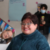 Imagen de una señora sonriendo 