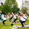 Imagen de personas realizando ejercicio en un parque