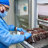 Foto de una doctora administrando dosis de sangre 