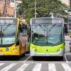 Foto de rutas de TransMilenio la carrera Séptima en Bogotá.