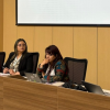 Imagen de una señora hablando