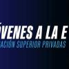 Imagen con un texto que dice Jóvenes a la E 5 educación superior privadas