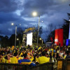 Foto de una fanzone del partido de Selección Colombia 