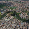 Foto que muestra edificios y calles con vista panorámica de Bogotá 