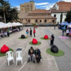 Imagen aérea de la plaza