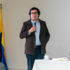 Imagen de Roberto Angulo, secretario de Integración Social, durante el encuentro