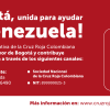 Imagen con texto Bogotá, unida por Venezuela.