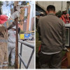 Foto que muestra personas levantando residuos 