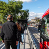 Foto de un bus de TransMilenio