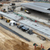 Foto de obra de extensión de TransMilenio