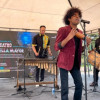 Banda de músicos afro tocando el Festival Marulo en Antonio Nariño.