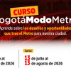 Pieza gráfica del curso Bogotá Modo Metro