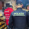 Imagen del operativo en una de las panaderías