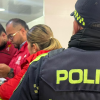Foto de funcionarios del Distrito en operativo de seguridad