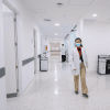 Foto de una sala de espera de un hospital de Bogotá 
