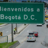 Foto de una vía de Bogotá 