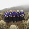 Imagen de mujeres en el páramo 