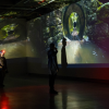 Imagen de la exposición Katabasis en la Galería Santa Fé.