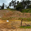 Cuenca alta del río Bogotá con actividades de movimiento de tierras