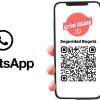 Código QR para escanear y unirse al canal oficial de WhatsApp de la Secretaría Distrital de Seguridad.