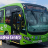 Foto de un bus de TransMilenio