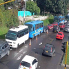 Foto del reversible de la carrera Séptima en Bogotá.
