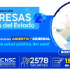 Foto de una enfermera con un texto Proceso de Selección Empresas Sociales del Estado 2