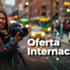 Imagen de un camarógrafo en una calle en Bogotá.