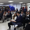Imagen de emprendedores tomando una charla