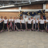 Foto de un grupo de bailarinas e la localidad de Kennedy