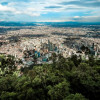 Foto panomárica de Bogotá desde los Cerros Orientales.