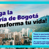 Pieza gráfica de la Lotería de Bogotá.