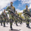 Foto militares durante el desfile del 20 de Julio en Bogotá.