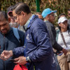 Foto de una feria de empleo en Bogotá.