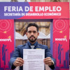 Foto de una feria de empleo en Bogotá 2026.