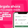 Imagen gráfica con el texto: descárgala ahora y realiza tus pagos desde cualquier lugar de forma rápida y segura