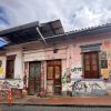 Imagen de la fachada de la casona en La Candelaria