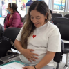 Foto de una mujer embarazada 
