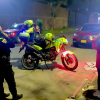 Foto de funcionarios del Distrito en operativo de seguridad
