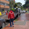 Foto de funcionarios del Distrito en operativo de seguridad