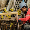 Foto de un trabajador del IDU. 