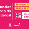 Denunciar funciona y da resultados. El equipo AIDE los apoya de inmediato.