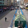 Foto de manifestaciones en Bogotá 