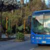 Foto de un bus de TransMiZonal de TransMilenio en Bogotá.