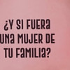 Primer plano de rostro con texto “¿Y SI FUERA UNA MUJER DE TU FAMILIA?” en campaña de prevención del acoso callejero en parques de Bogotá.