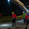 Imagen de obreros trabajando en el mantenimiento de la malla vial